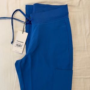 Mandala Scrubs Cargo Pant Royal Blue